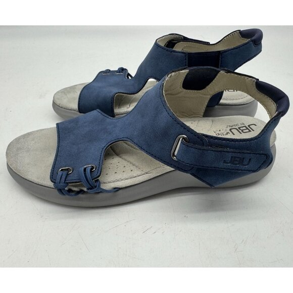 JBU By Jambu Womens Alice Vegan Flats Sandals Size 9M Blue Casual Slingback - Picture 8 of 10